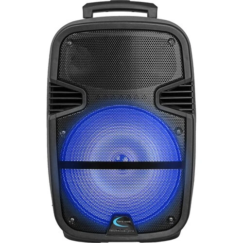ALTAVOZ LED BLUETOOTH RECARGABLE TECHNICAL PRO 15" - NEGRO - Arañazos y abolladuras Foto 4 de 4