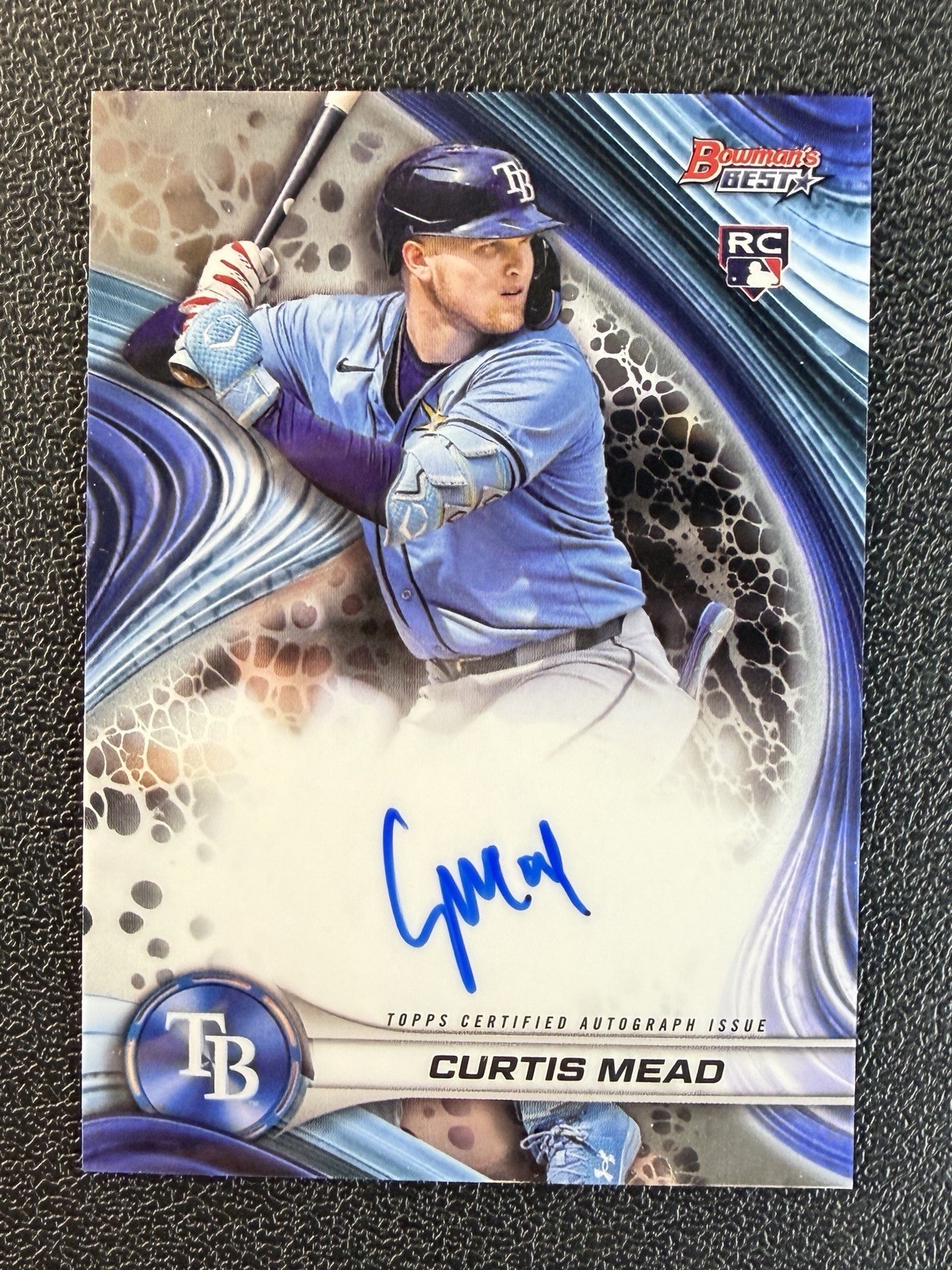 2024 Bowman’s Best Curtis Mead Best of 2024 RC Rookie Card Auto