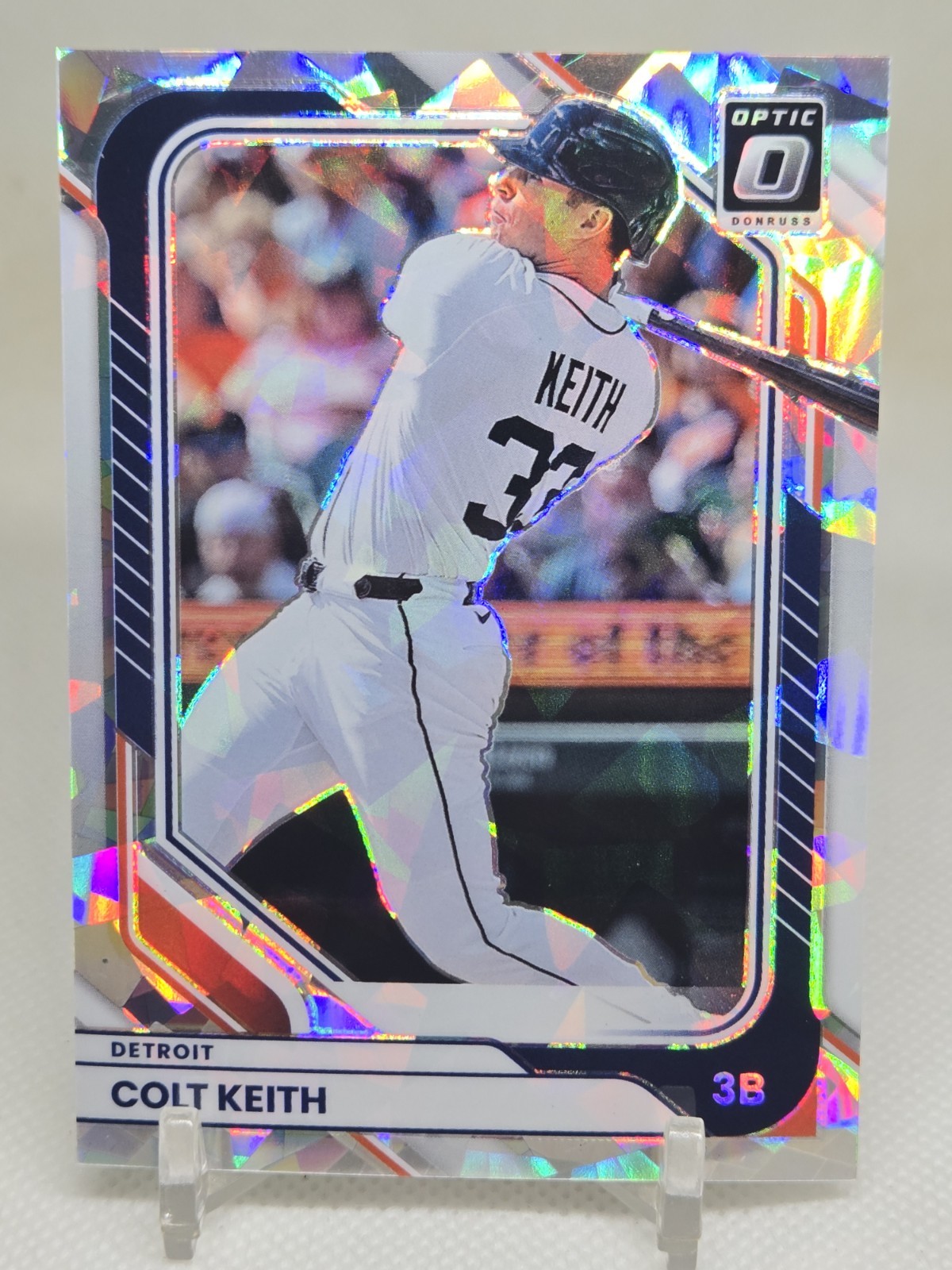 🔥2026 Panini Donruss Optic Baseball Colt Keith /25 cracked ice SSP Detroit 🔥