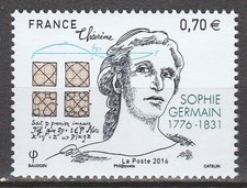 France - 2016 - n° 5036 - Sophie Germain - neuf**