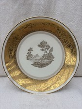 Rosenthal Prunkteller / Sammelteller Chippendale mit Ätzgold-Verzierung