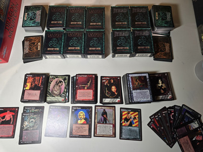 VTES Jyhad Sammlung 550+ Karten 10 Starter Decks Weißer Wolf