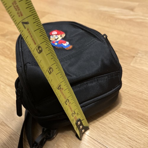 Nintendo DS Game Mario Mini Backpack Carrying Case-Travel Bag Embroidered - Picture 14 of 15