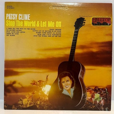 PATSY CLINE - Stop The World & Let Me Off (1966) - 12'' Vinyl Record LP - VG