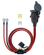 10FT 13AWG 12V Waterproof Cigarette Lighter Socket Power Outlet