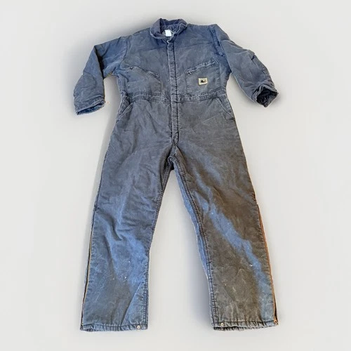 Bercowear SI415BKR Vintage Insulated Coveralls Mens XL 48-50 Navy Cotton USA video thumbnail