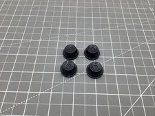 00801-1939--Power Wheels Retainer Cap Push Nut Black .437 Replacement 4 Pack 