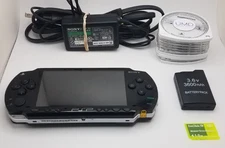 Sony PSP-1001 Black Console Bundle *Includes Battery/Charger & 10 Games*