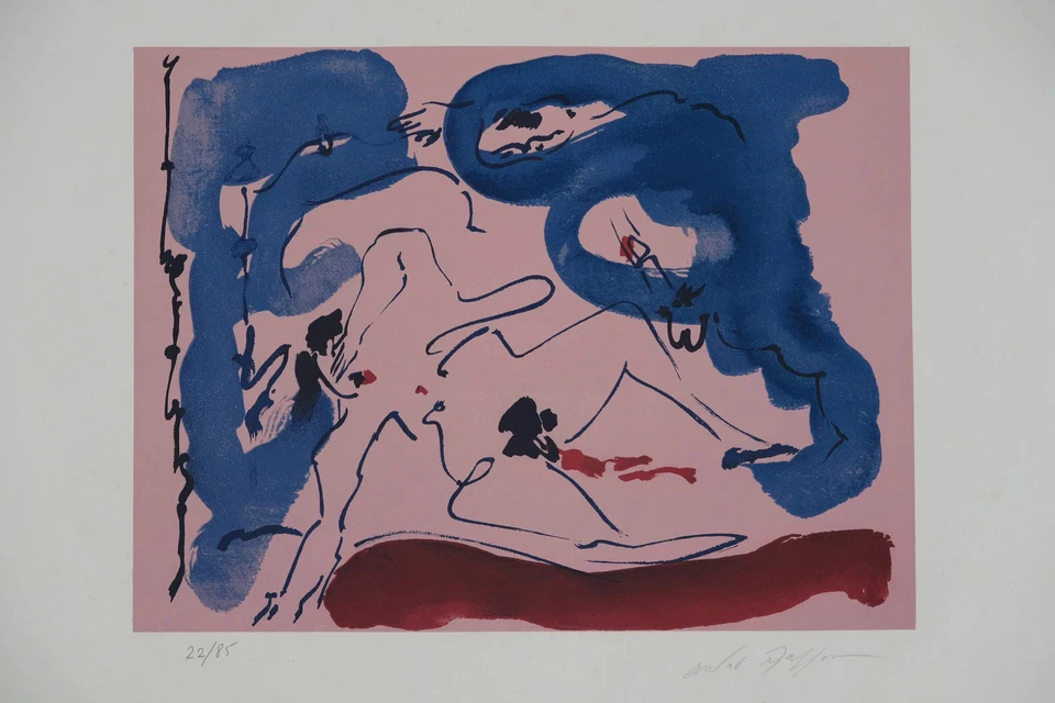 André MASSON: Erótico - Litografía Original Firmada Foto 2 de 4