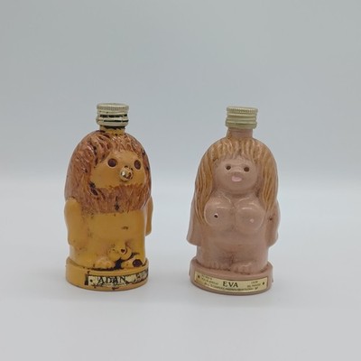Vintage Adan & Eva Likör Dekanter 11 1/2 cm groß Barcelona