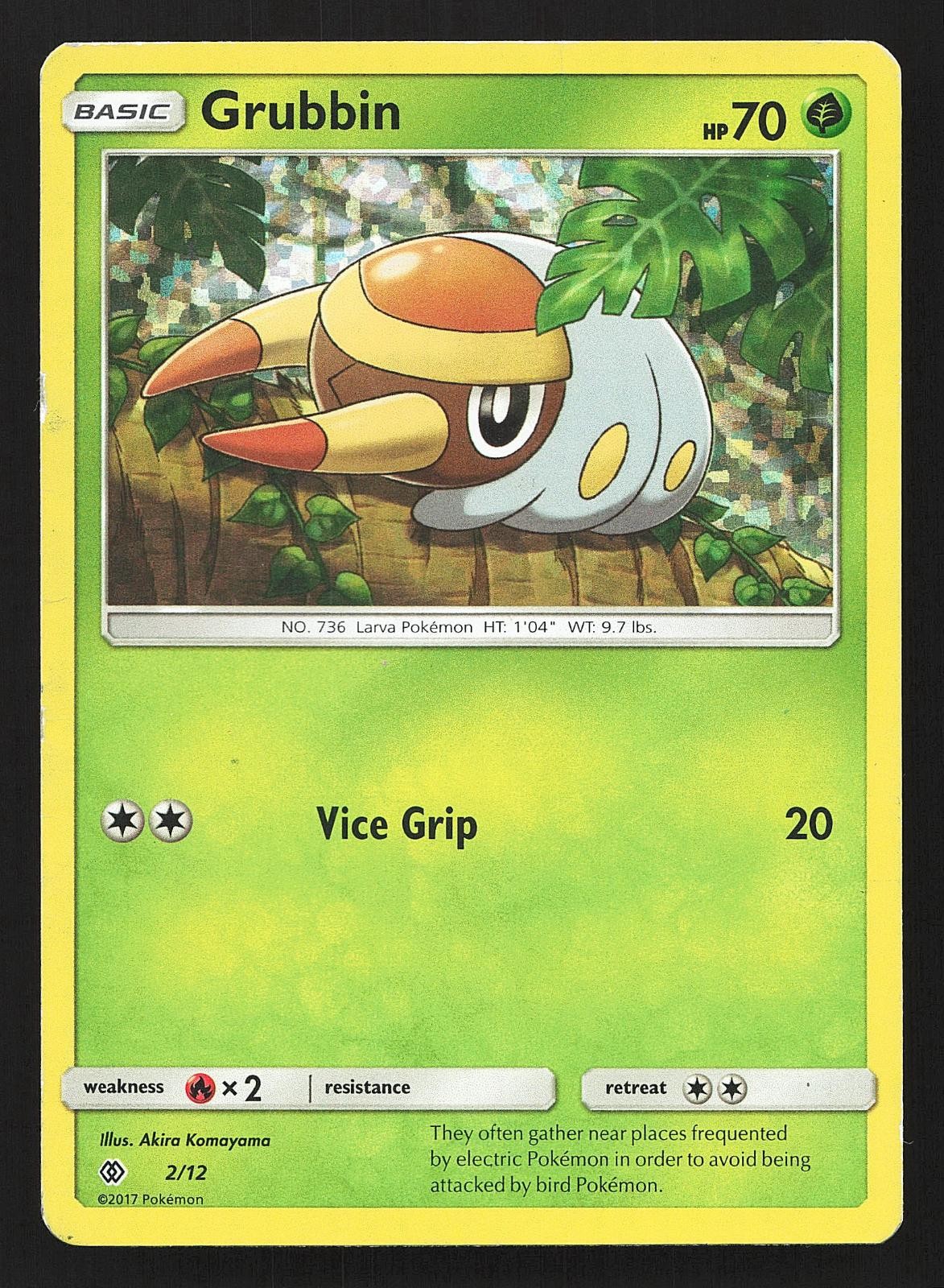 Grubbin McDonald's Promos 2017 002/012 Holo Pokemon DMG
