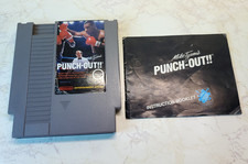 Mike Tysons Punch Out Orange Bullet with Manual Nintendo NES Cart VTG Games
