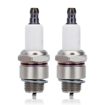 2er Pack Neue Zündkerzen Set Paar für Torch GL4RC Brisk JR19 Denso W9LMR-US