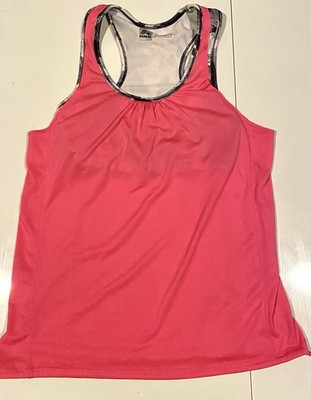 RBX Performance Women's Pink Racerback Stretch Gym Tank Top S/P