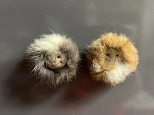 Handcrafted Alaska Eskee-Moes Face Inuit Native Souvenir Magnets Lot Of 2 Pin