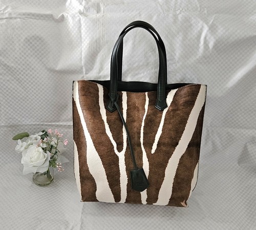 Damentasche Fendi Unborn Kalbsleder dunkelbraun schwarz Leder (neuwertig) - Bild 2 von 24
