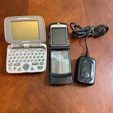 Vintage Motorola Timeport A06JFB5806AJ SkyTel Pager Communicator and cellular