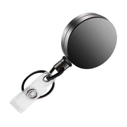 2 pcs Carabiner Badge Reel Heavy Duty Key Chain Retractable ID Badge Holder - Picture 12 of 12