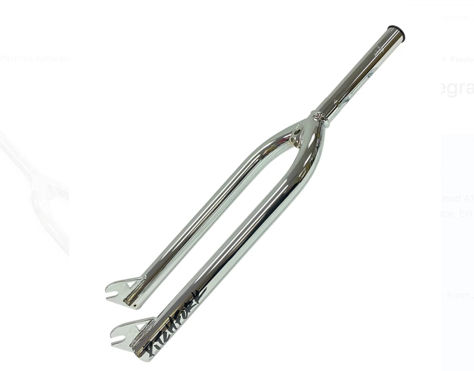 S&M BIKES 26″ Pitchfork Integrated Race CHROME 26 INCH BMX BIKE BIKES SE - Image 2 of 3