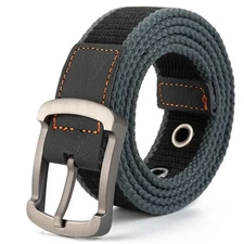 Canvas Tactical Belt Outdoor Unisex Casual Strap High Quality Durable Waist Belt