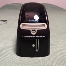DYMO LabelWriter 450 Duo Thermal Label Printer Black Silver 1750112 USB