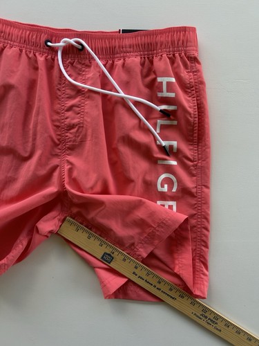 Tommy Hilfiger Men's Swim Trunks Shorts Maillot 7" Inseam Pink Size Large NEW - Picture 9 of 17