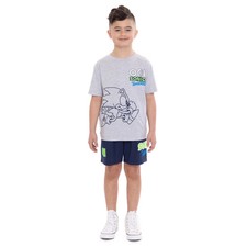 Sonic the Hedgehog Boys' Graphic Tee and Shorts Set, 2-Piece, Size 6