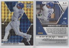 2021 Panini Mosaic Choice Black Gold Mosaic Prizm /8 Dominic Smith #42