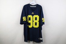 Adidas Mens 3XL Devin Gardner University of Michigan Football Jersey Blue #98
