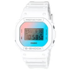 Casio DW-5600TL-7 G-Shock Peach Time Lapse White 5600 SERIES
