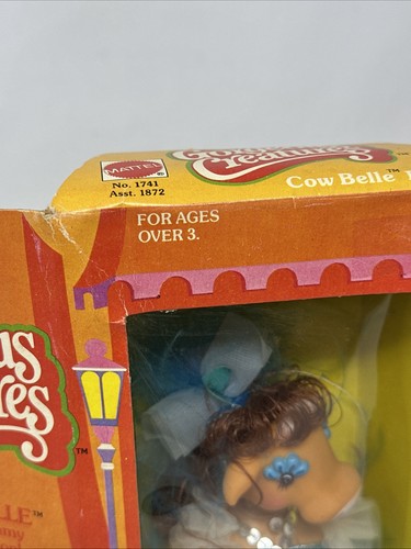 Bambola action figure vintage 1979 Mattel Gorgeous Creatures Cow Belle OTTIMA SCATOLA - Foto 4 di 11