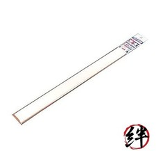 Tamiya 70131 Square Profile 5 x 5 mm Pack of 6 Plastic 400 mm White