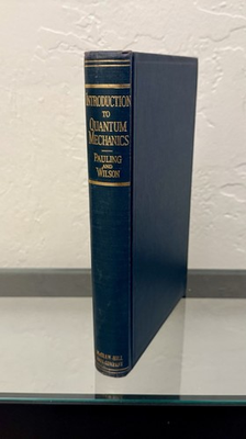 #ad Introduction To Quantum Mechanics By Linus Pauling 1935 Hardcover $88.00