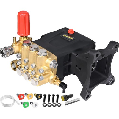 #ad 4400 PSI Gas Pressure Washer Pump Aluminum Brass Steel Durable Replacement $441.99