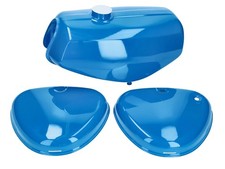 B-Ware Benzintank und Seitendeckel Set blau f...