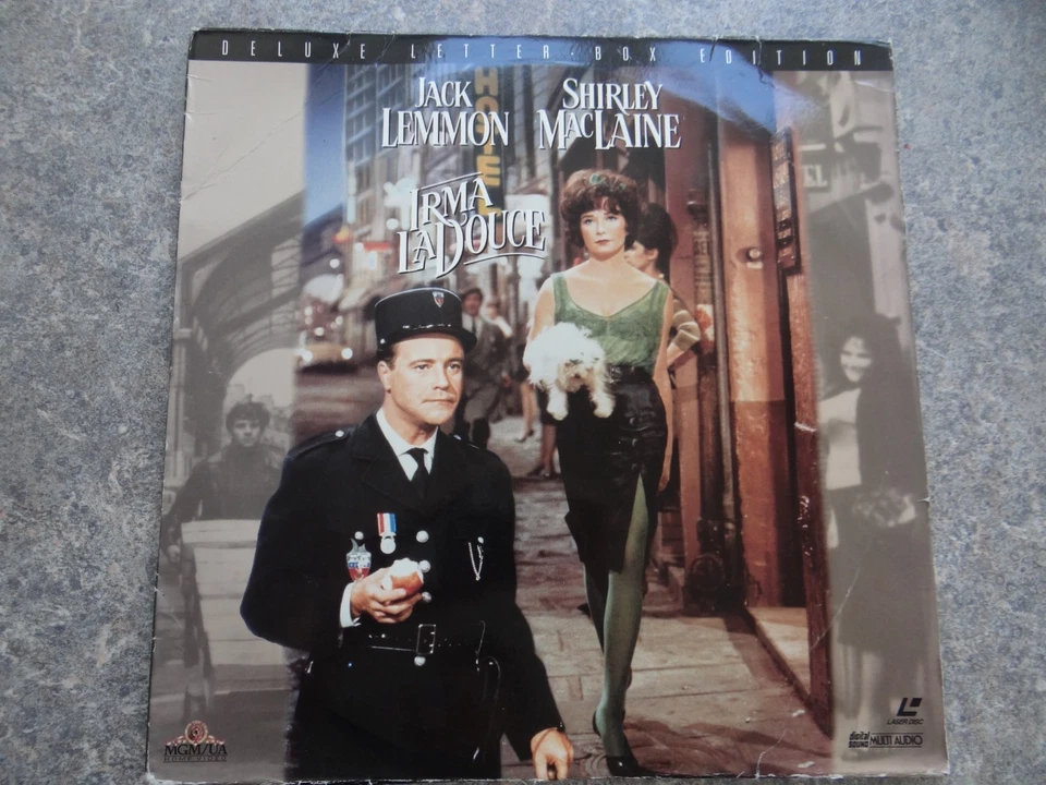 Irma La Douce US Vintage Laser Disc LD Film Video CD Laserdisk Englisch 60er - Bild 2 von 4