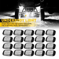 4-20 Pods Universal White Led Rock Lights Underglow Underbody Neon Light Kits Ec