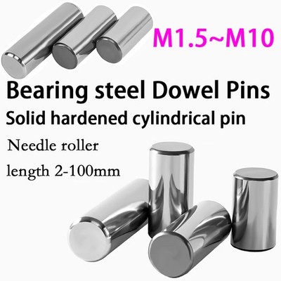 Bearing steel Dowel Pins Solid hardened cylindrical pin Needle roller M1.5~M10