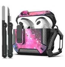 AirPods 3rd Generation Case Cover with Cleaner Kit, Hard Shell, Starry Sky