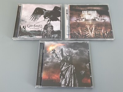 3x God Forbid CDs Gone Forever - IV Constitution Treason - Determination 