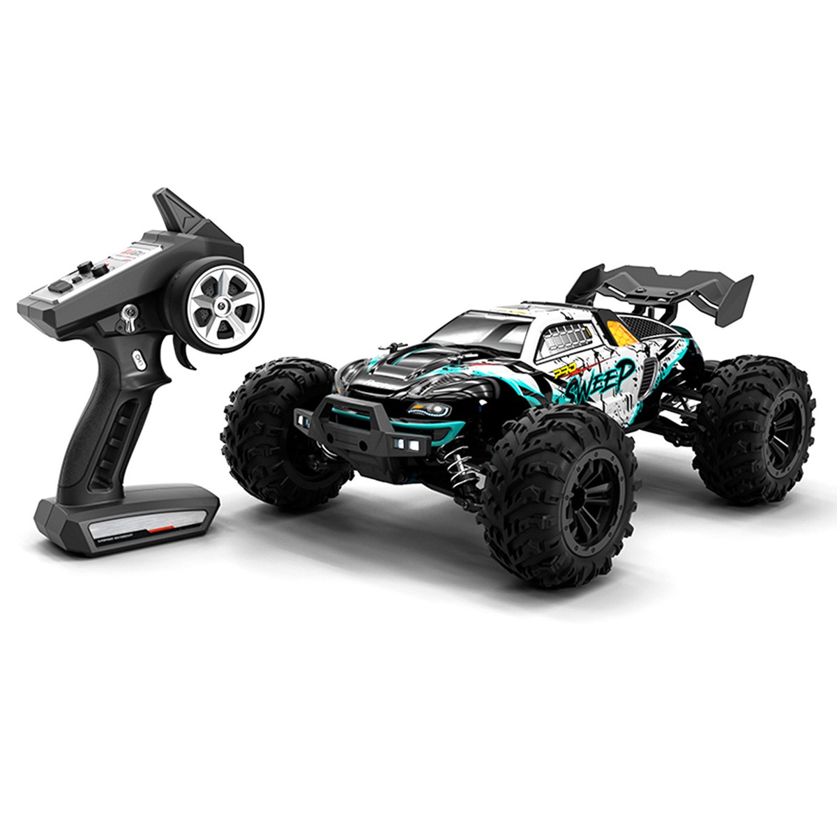 Toy Time Remote Control Monster Truck 1:16 Scale, 2.4 GHz Off-Road