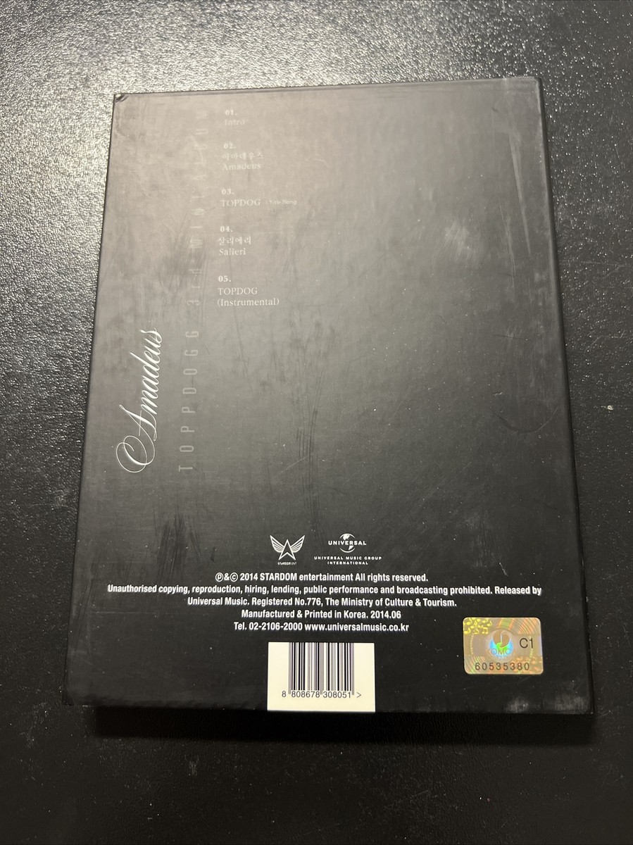 K-POP・アジア Topp Dogg AmadeuS Deluxe Edition Album YESASIA: Topp Dogg Mini Album Vol. 3 - AmadeuS (Autographed CD
