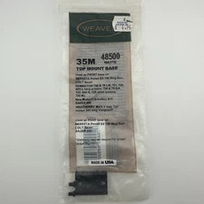 Weaver Mounting Rifle Base # 35M 48500 Matte Black Remington 700 Colt Sauer