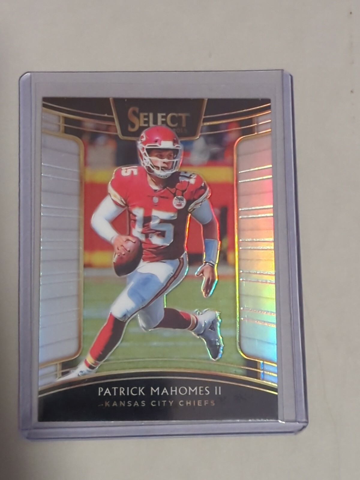 2018 Panini Select Concourse Silver Prizm Patrick Mahomes II #66