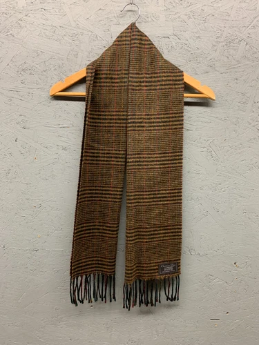 Christian Dior Scarf Vintage Striped Winter Warmer Made in England