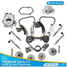 Timing Chain Kit Oil Water Pump VVT for 2006-2017 Buick Chevrolet Cadillac 3.6L