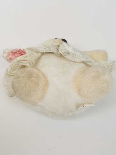 VINTAGE RONI TOY TEDDY BEAR STUFFED ANIMAL PLUSH WEDDING BRIDE - Picture 8 of 12