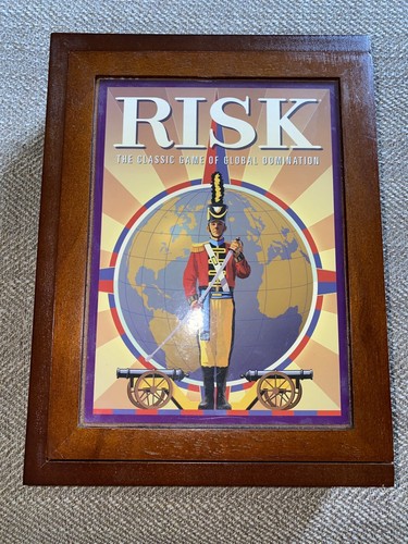 Risk Ebay Risk Retro Game Collection Wooden Collector Box Book Shelf 2009 Edition ...