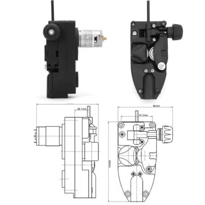 Wire Feed Assembly Drive Motor fit HZXVOGEN HVM200 MIG145