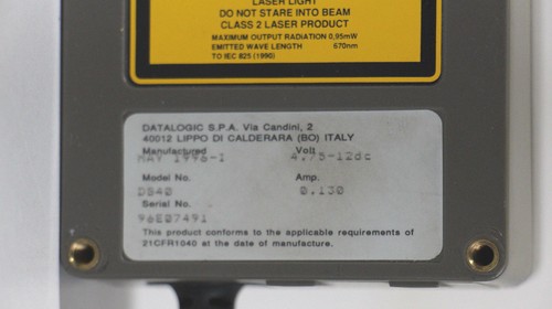 Datalogic DS-40 Laser Scanner 40012 Schnittstelle (C602-R43) - Picture 3 of 5